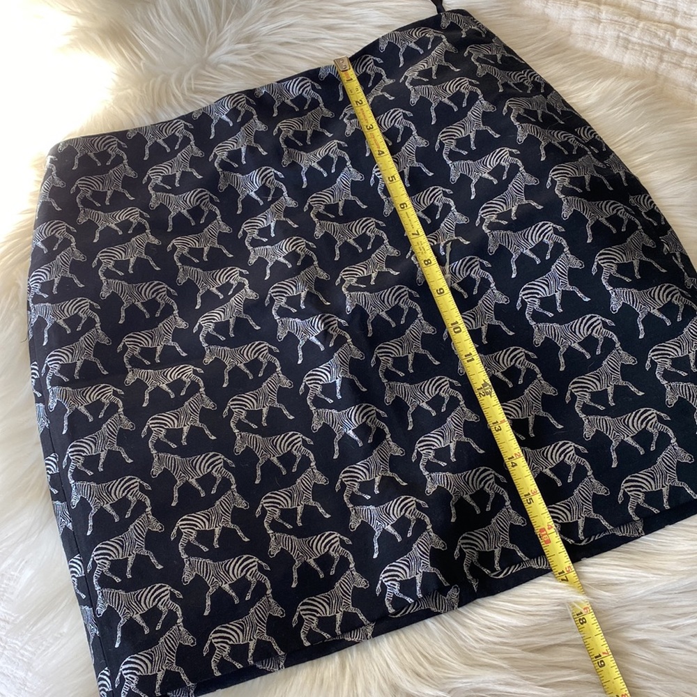 J. C R E W Zebra Pencil Skirt - image 7